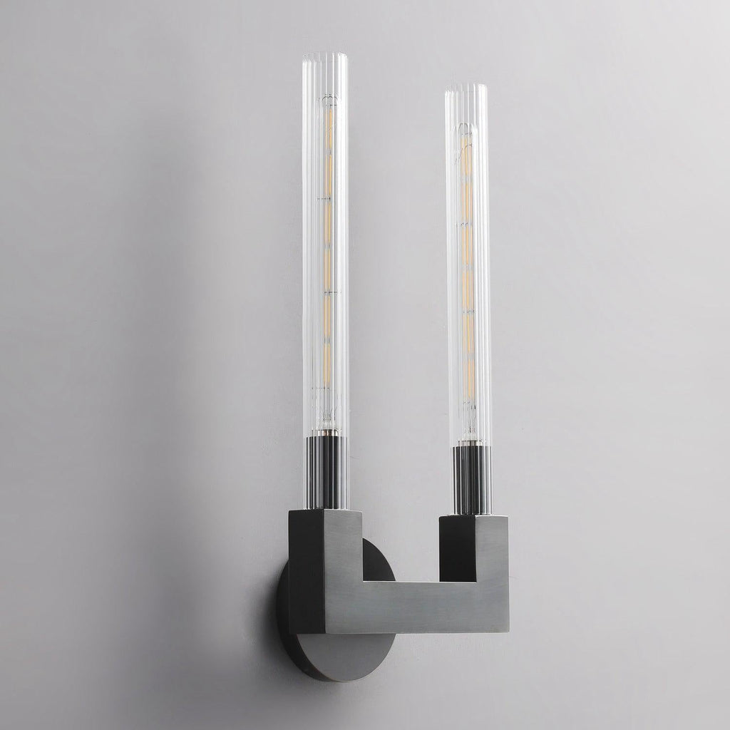 Cannel Double Wall Sconce 18"H