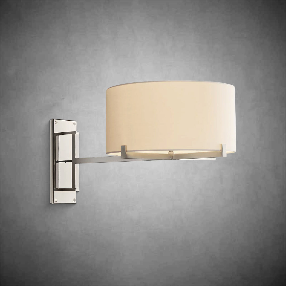 Paricia Drum Shade Swing-Arm Sconce