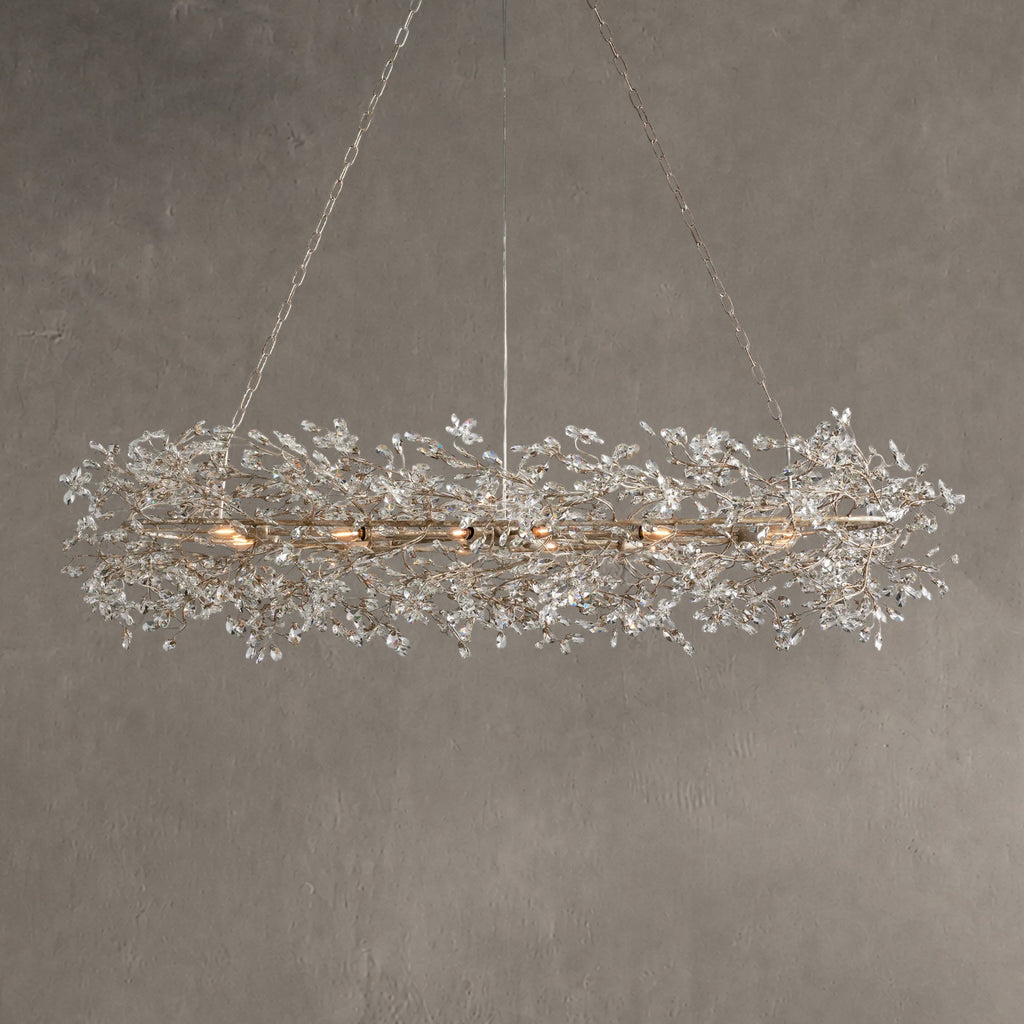 Roselle Oval Chandelier 62''74''