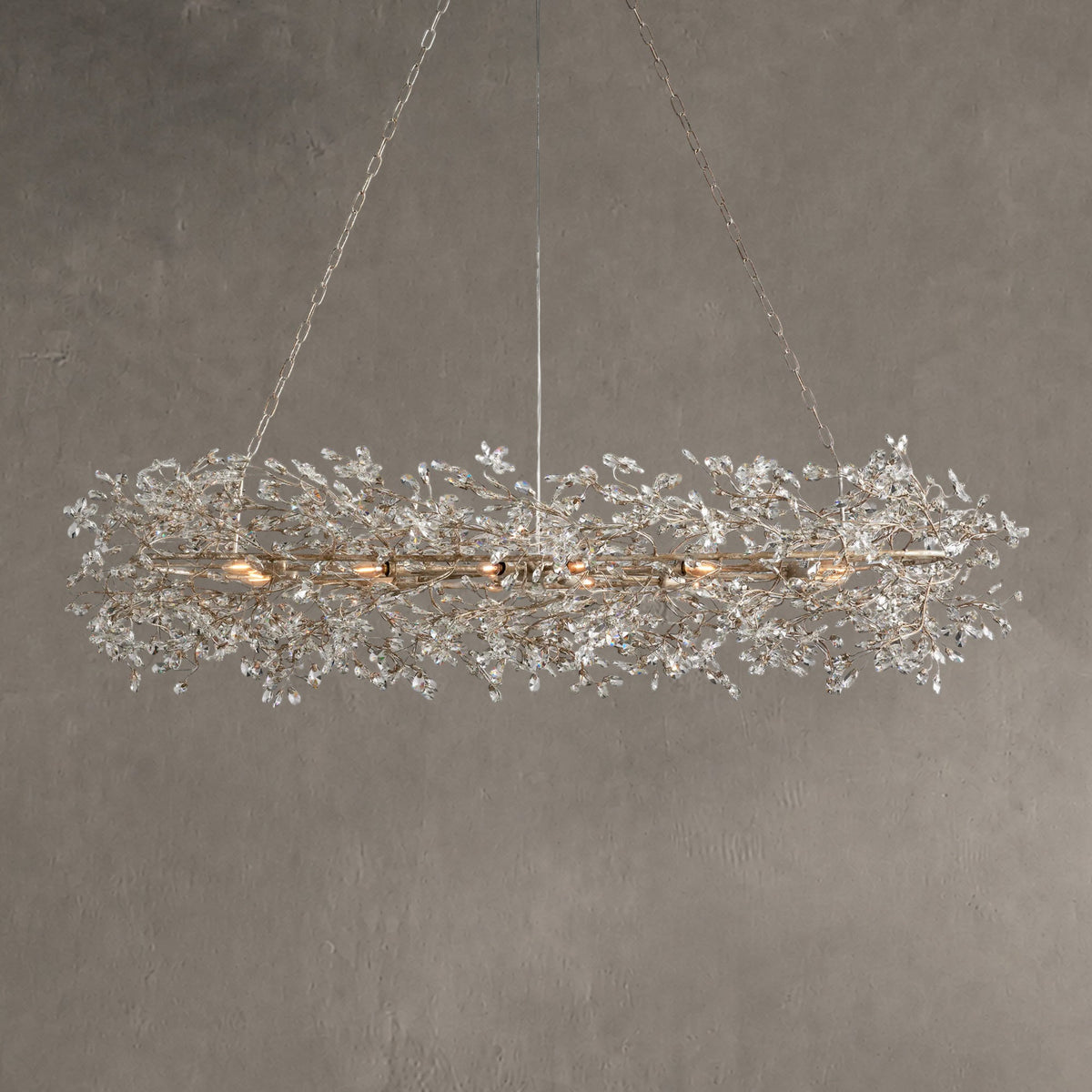 Roselle Oval Chandelier 62''74''