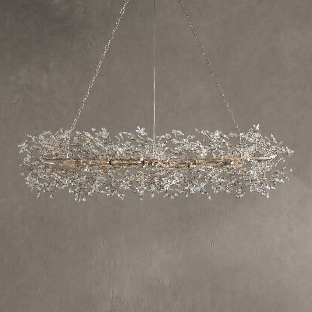 Roselle Oval Chandelier 62''74''