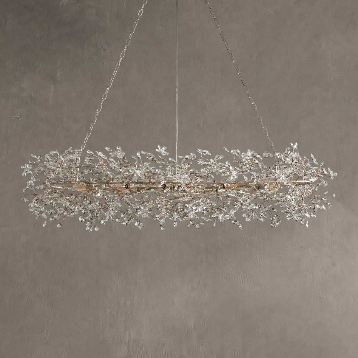 Roselle Oval Chandelier 62''74''