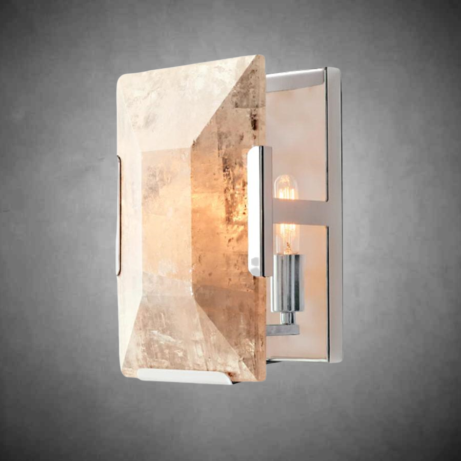 Harlew Calcite Short Wall Sconce