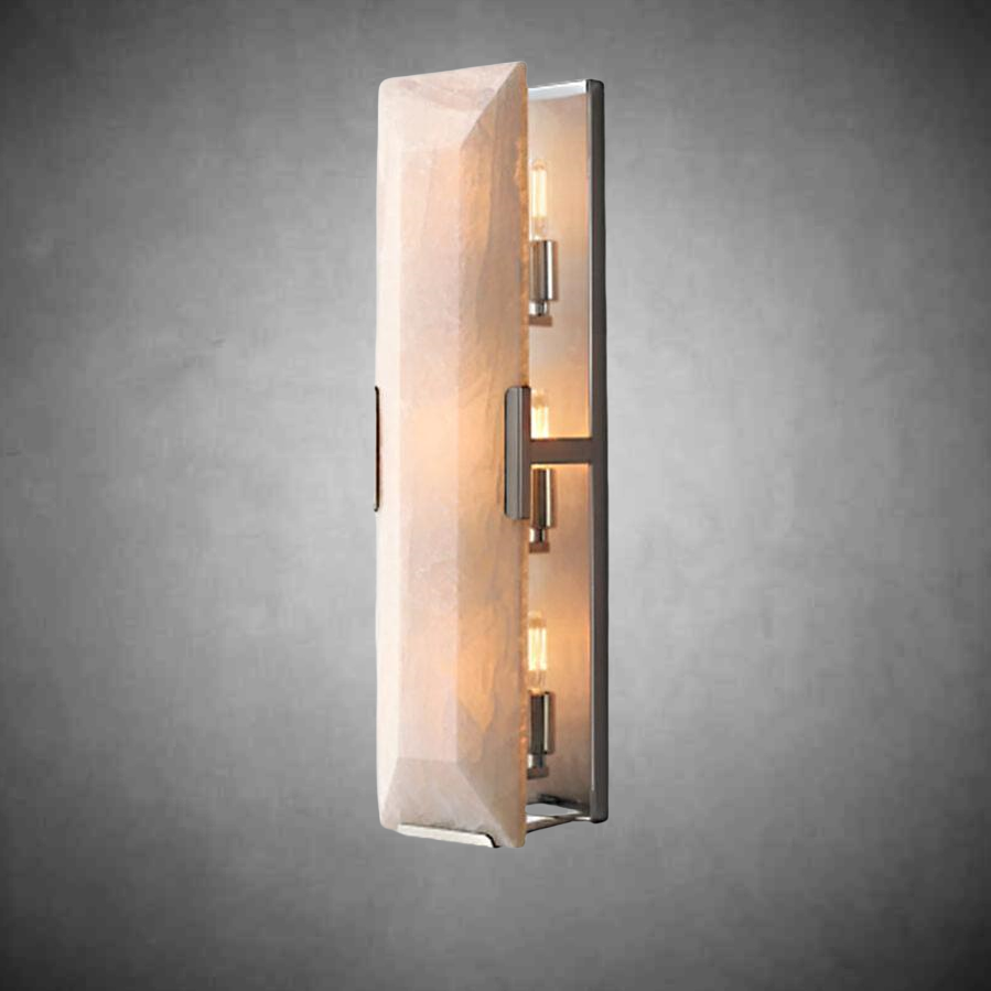 Harlew Calcite Linear Sconce