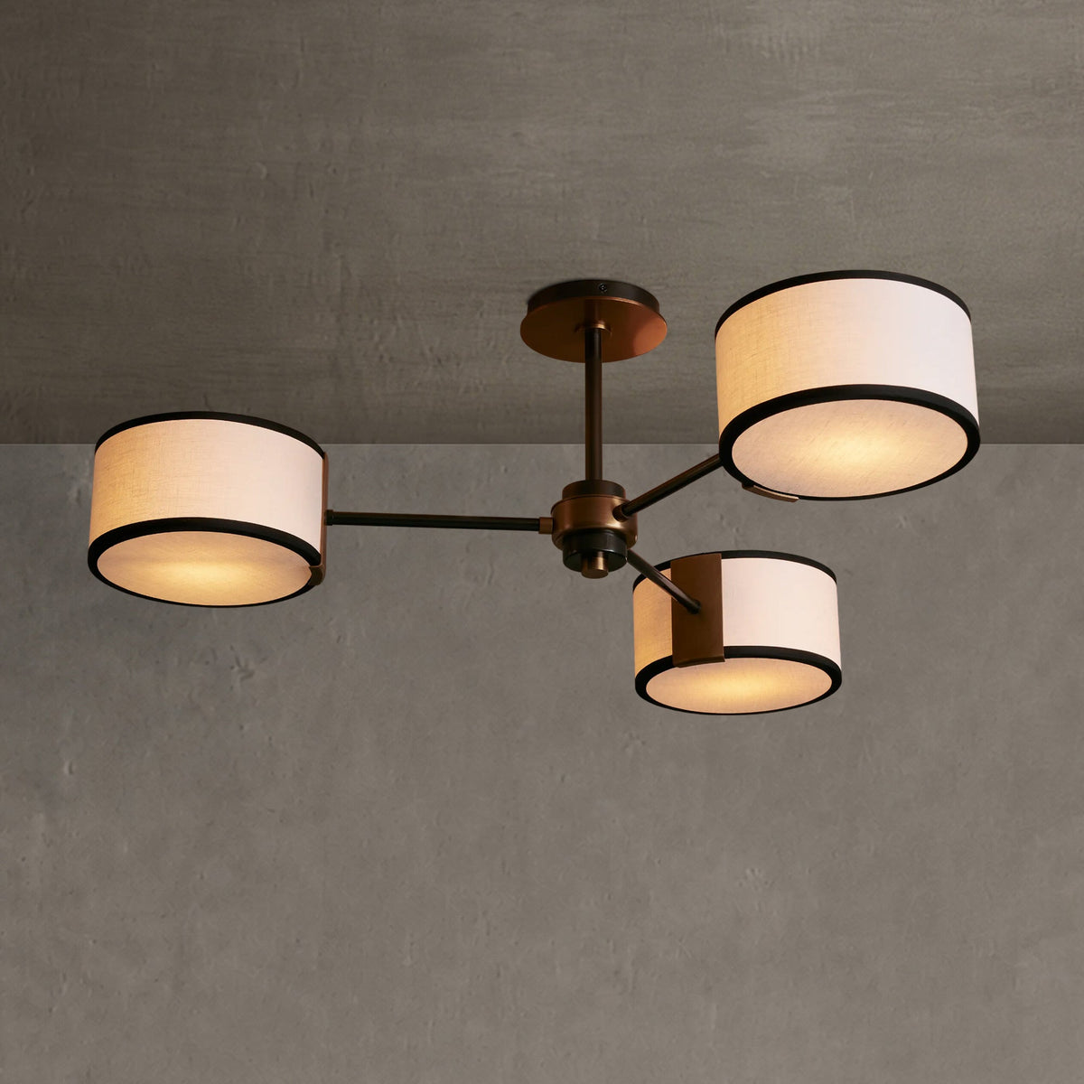 Fervay Fabric Flush Mount