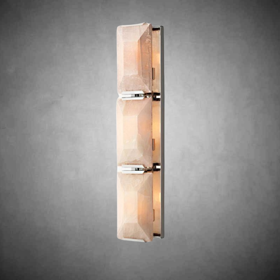 Harlew Calcite Triple Wall Sconce