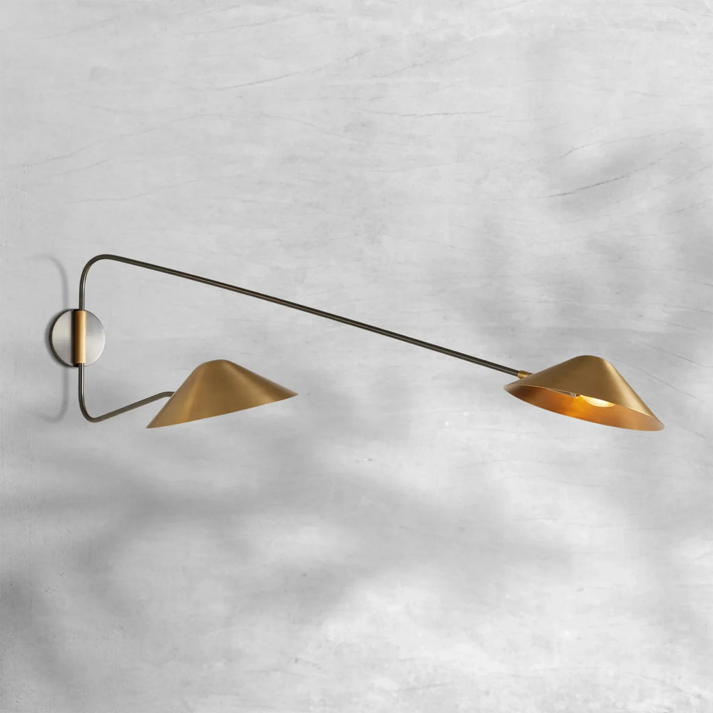 Sirvane Long Arm 2-Light Wall Sconce