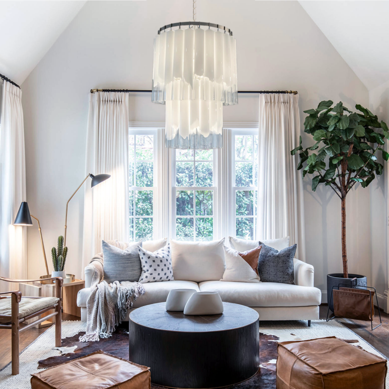 Calmoxve Morna 2-Tier Round Chandelier 23.8"W