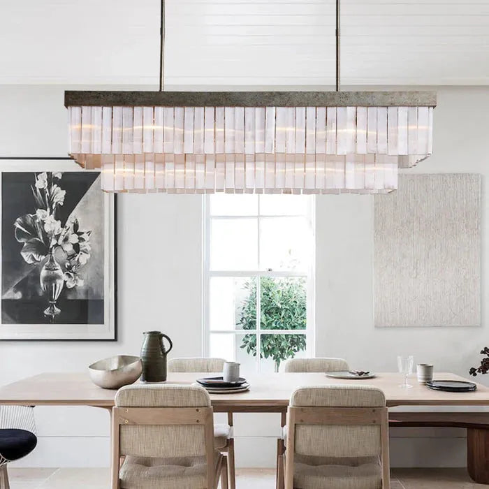 Selenora Rectangular Chandelier 49''59''