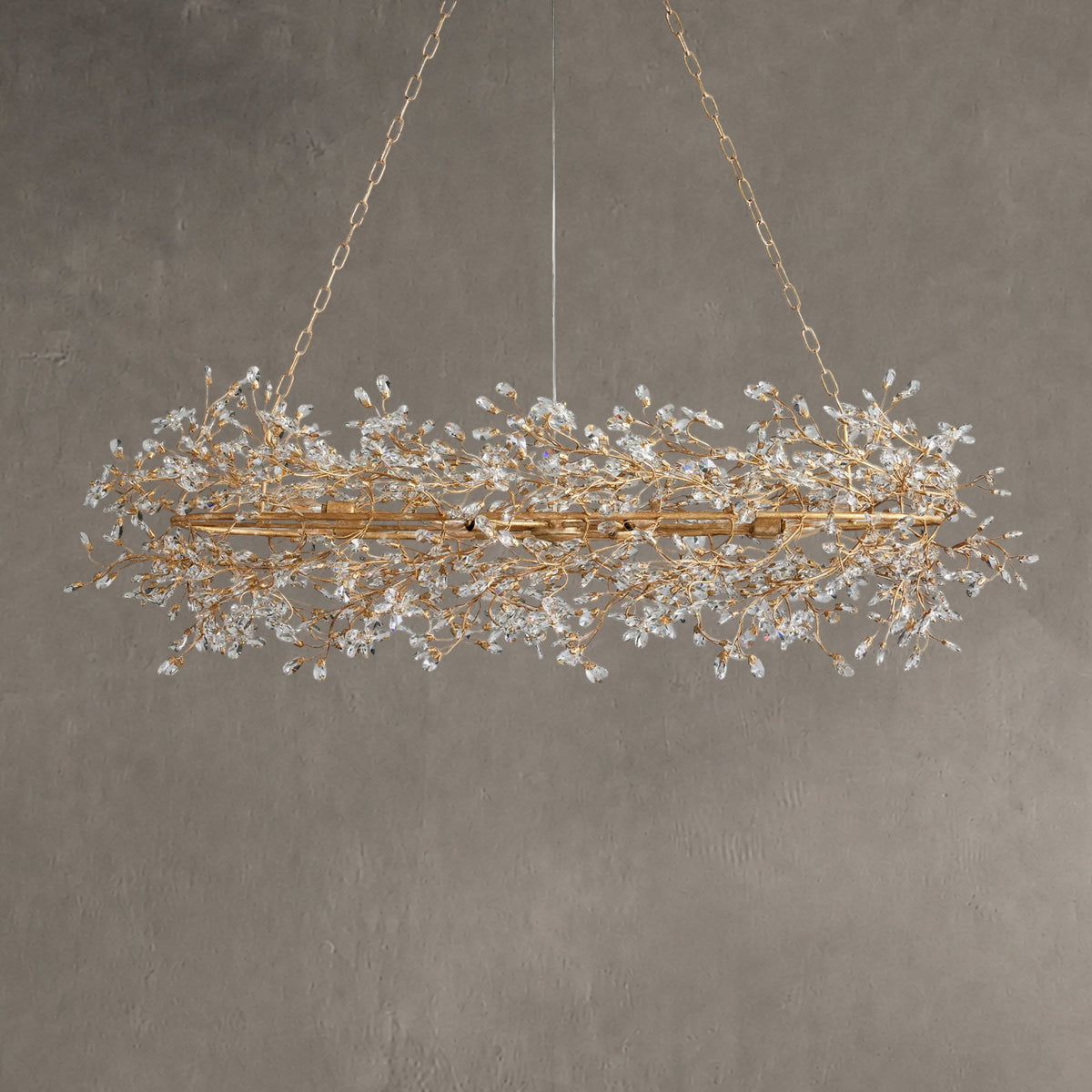 Roselle Oval Chandelier 62''74''