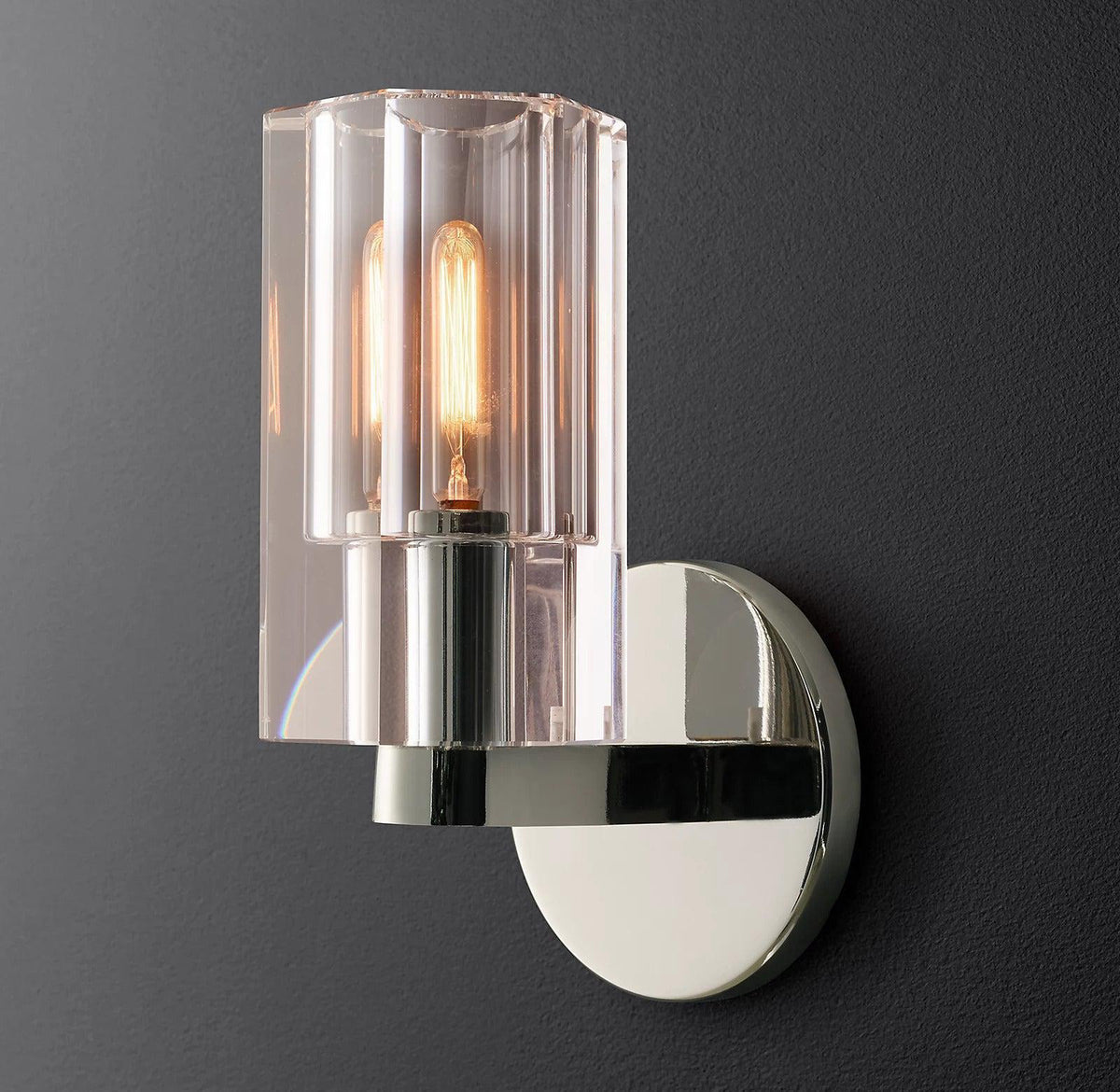 Arcachen Crystal Wall Sconce 9"H