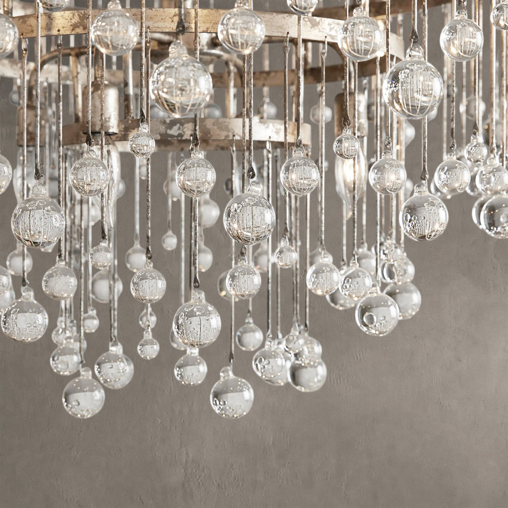 Aurelle Crystal Ball Round Chandelier 5 Light / 8 Light