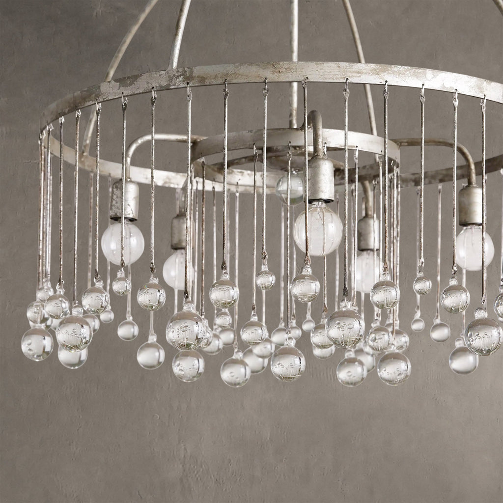 Aurelle Crystal Ball Round Chandelier 5 Light / 8 Light