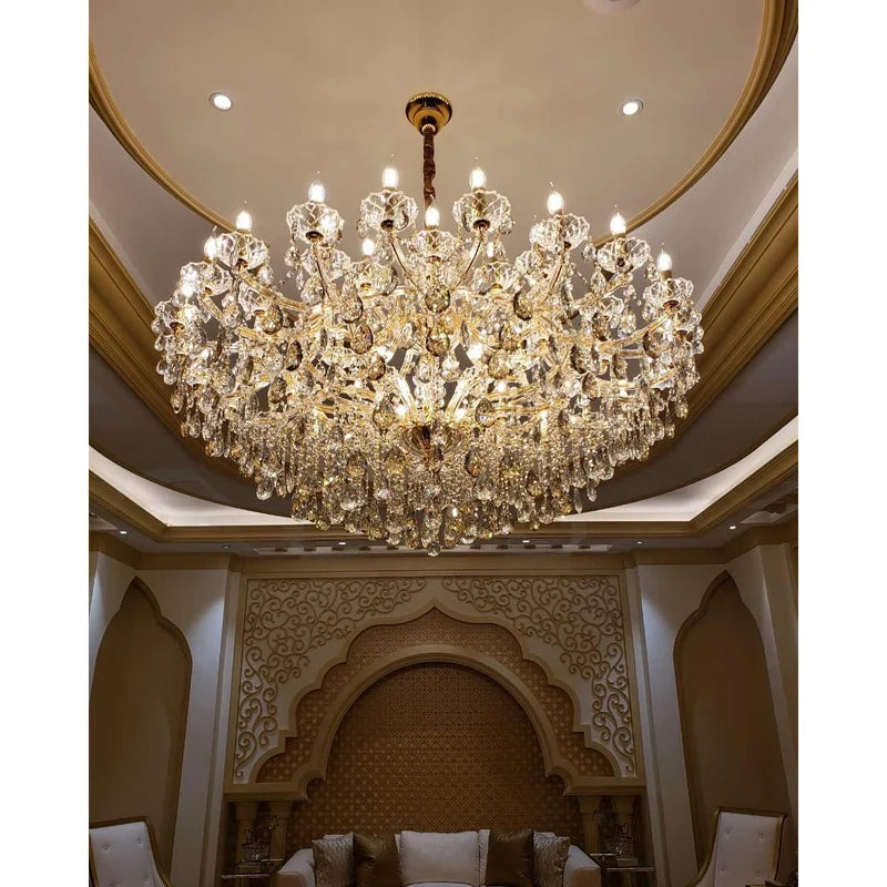 Allumage Extra Wide Classic Crystal Chandelier