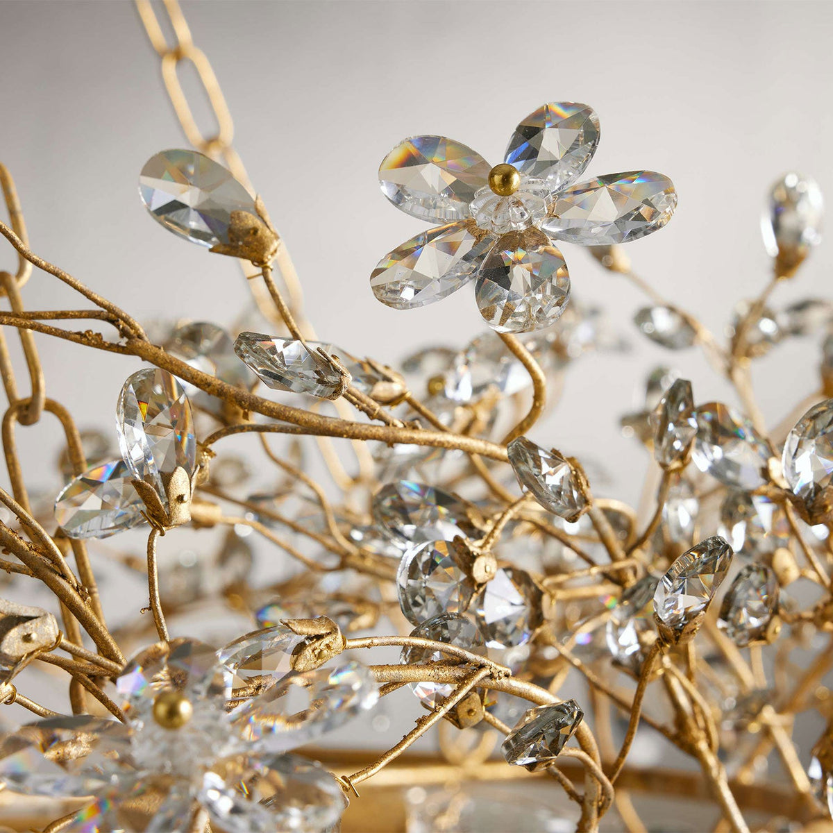 Roselle Crown Chandelier 39" 48" 60"