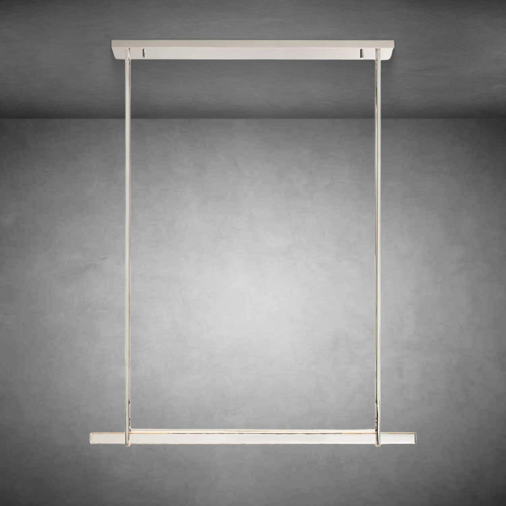 Auduban Crystal Single Bar Linear Chandelier