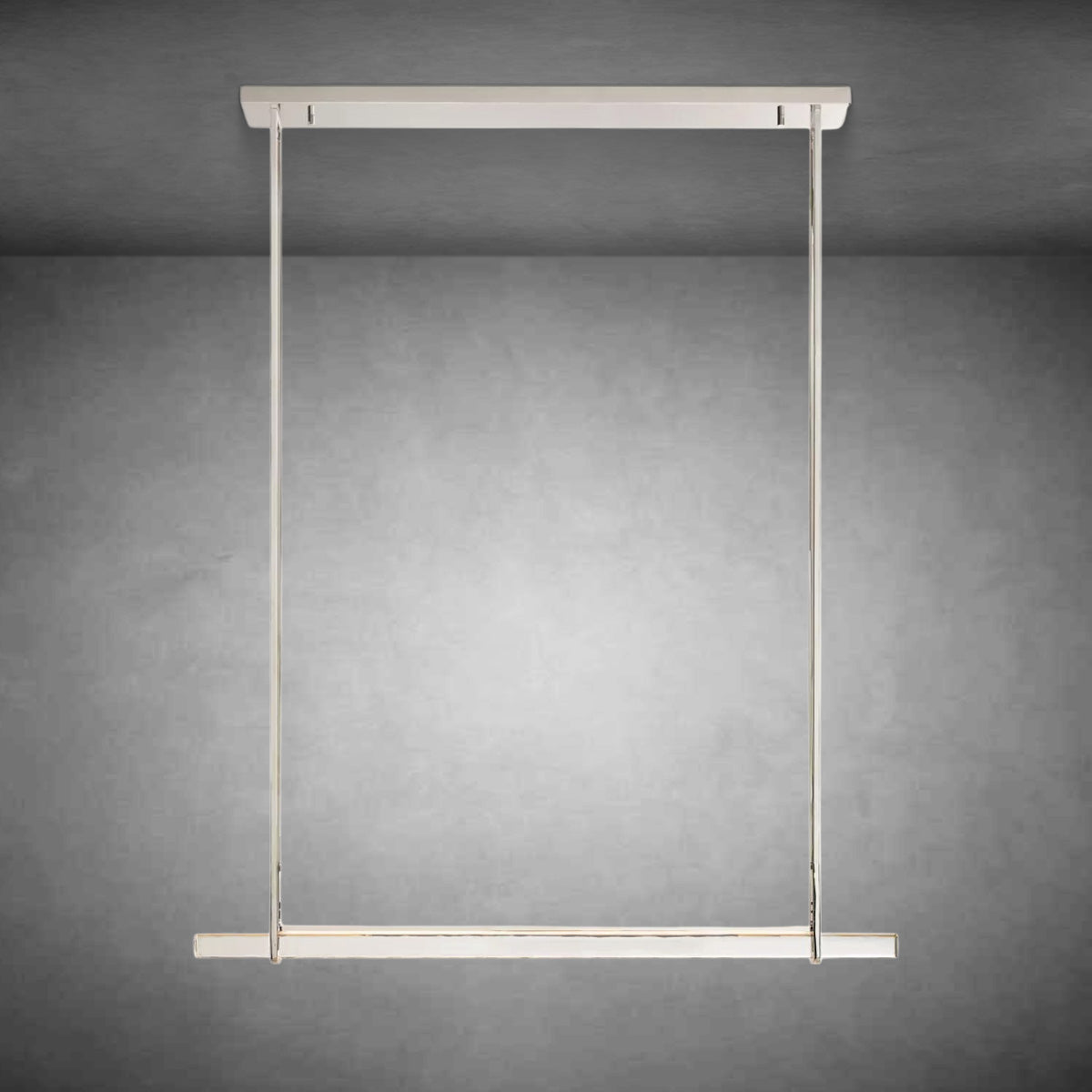 Auduban Crystal Single Bar Linear Chandelier