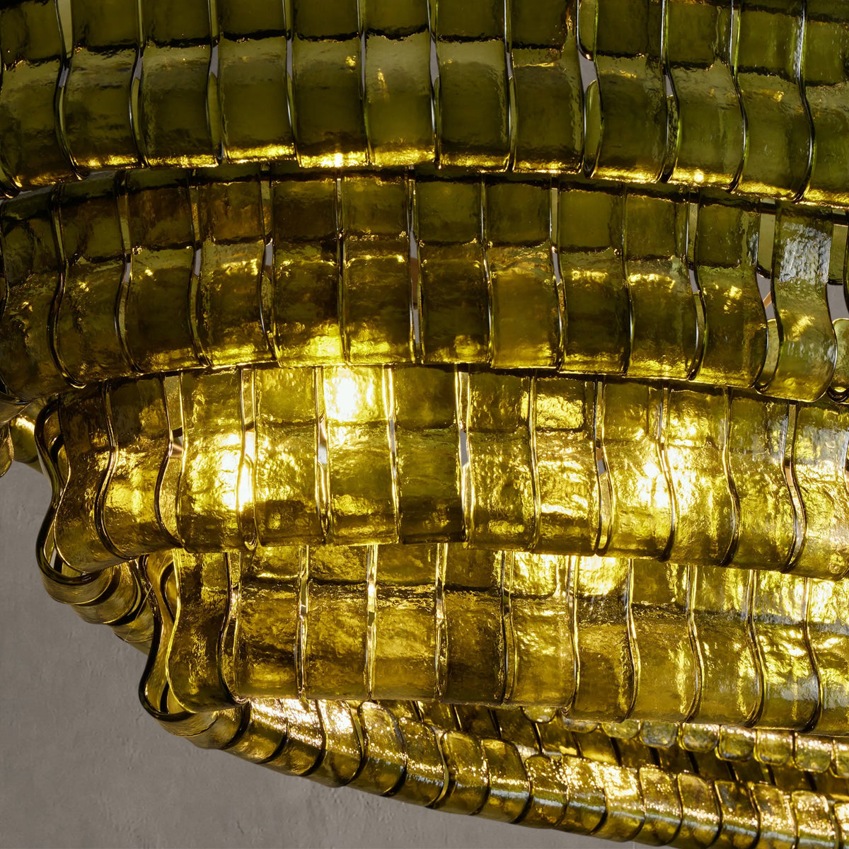 Ghiandor Glass Oval Chandelier 54''65''