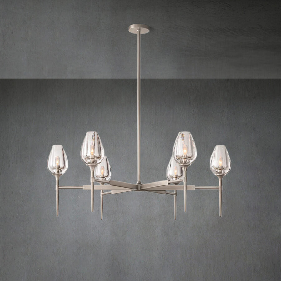 Tulipe Round Chandelier 27''42''54''