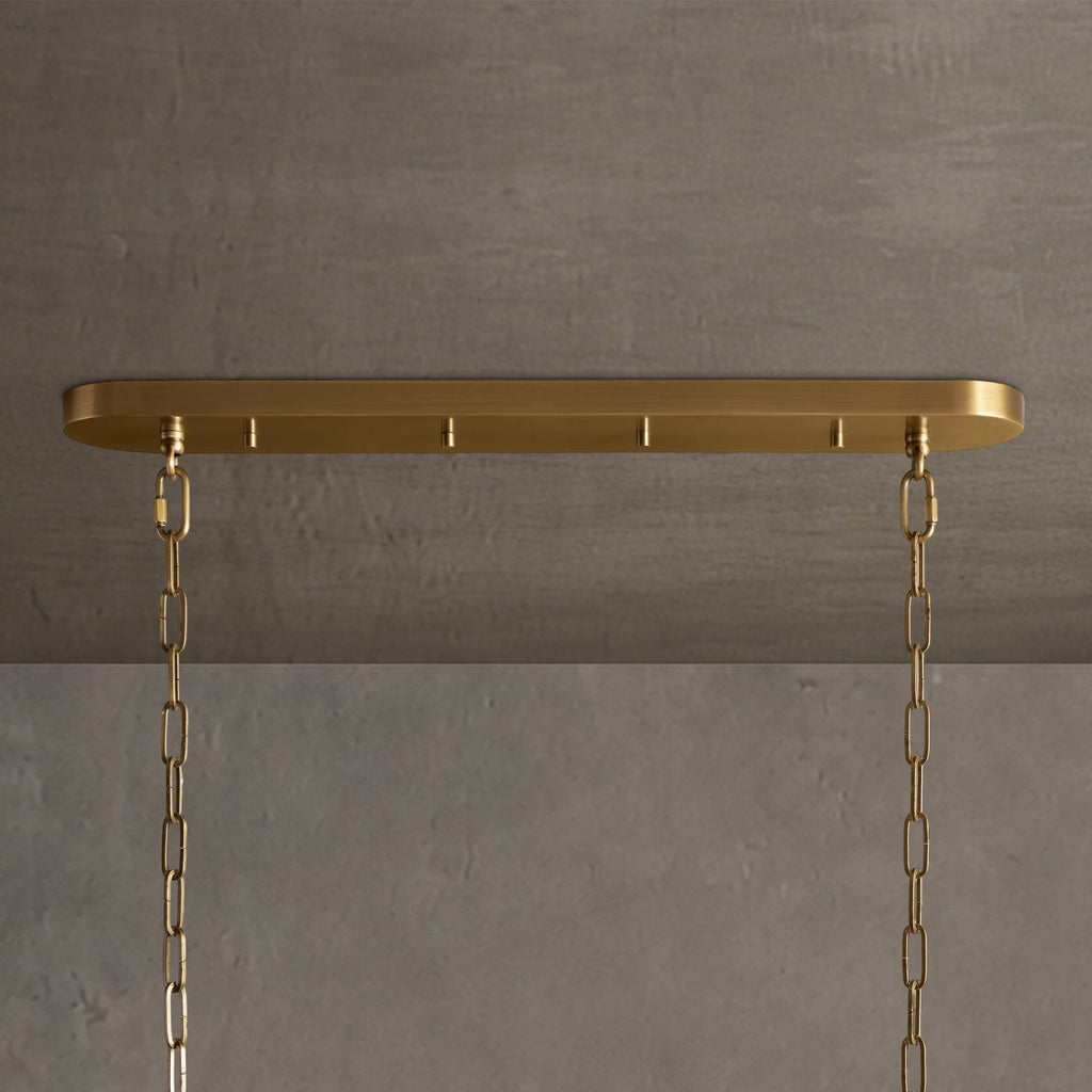 Ghiandor Glass Oval Chandelier 54''65''