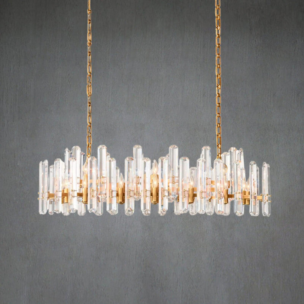 Bonington Rectangular chandelier 54” 72"