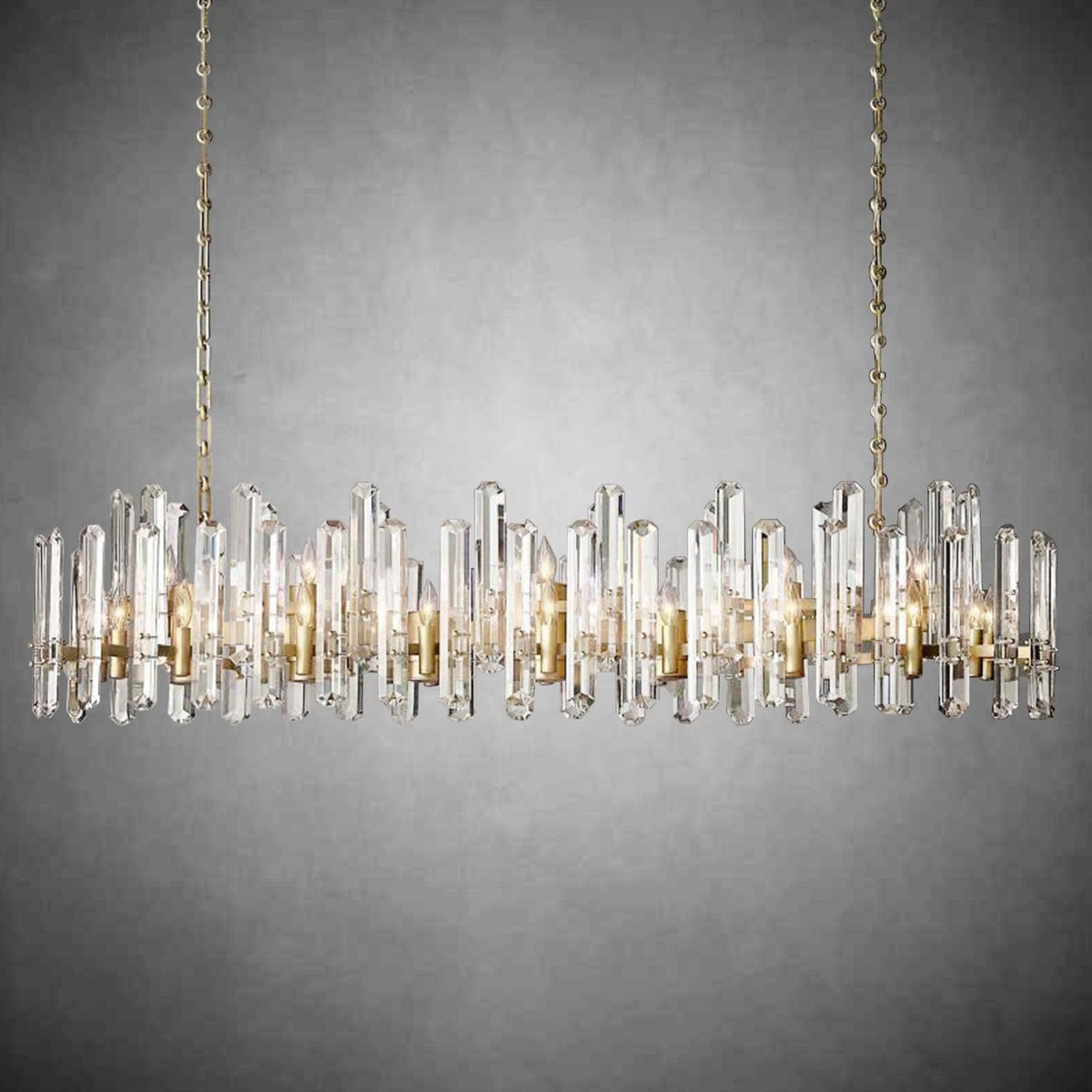 Bonington Rectangular chandelier 54” 72"