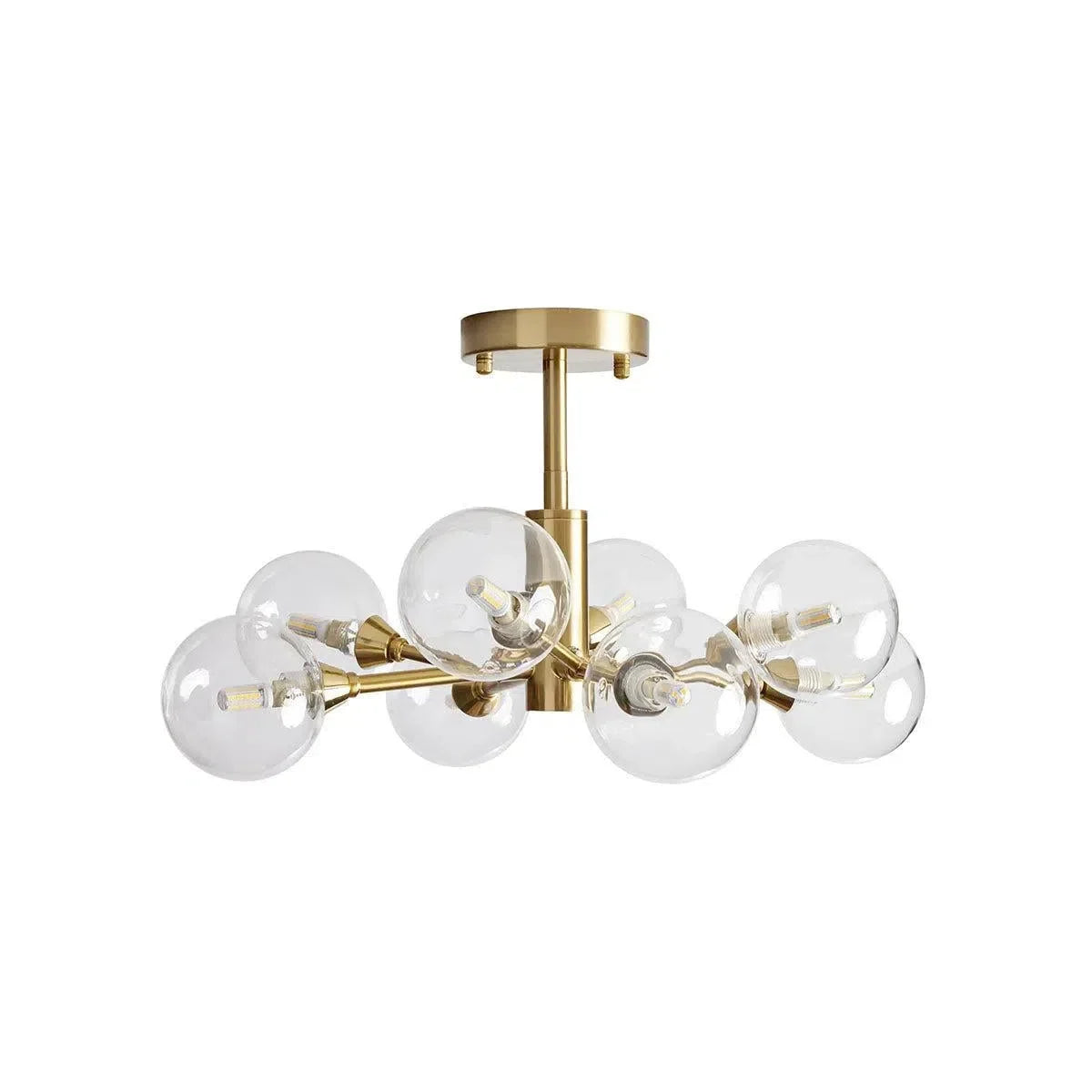 Apollo Modern Glass Ball Flushmount 20''36''47''
