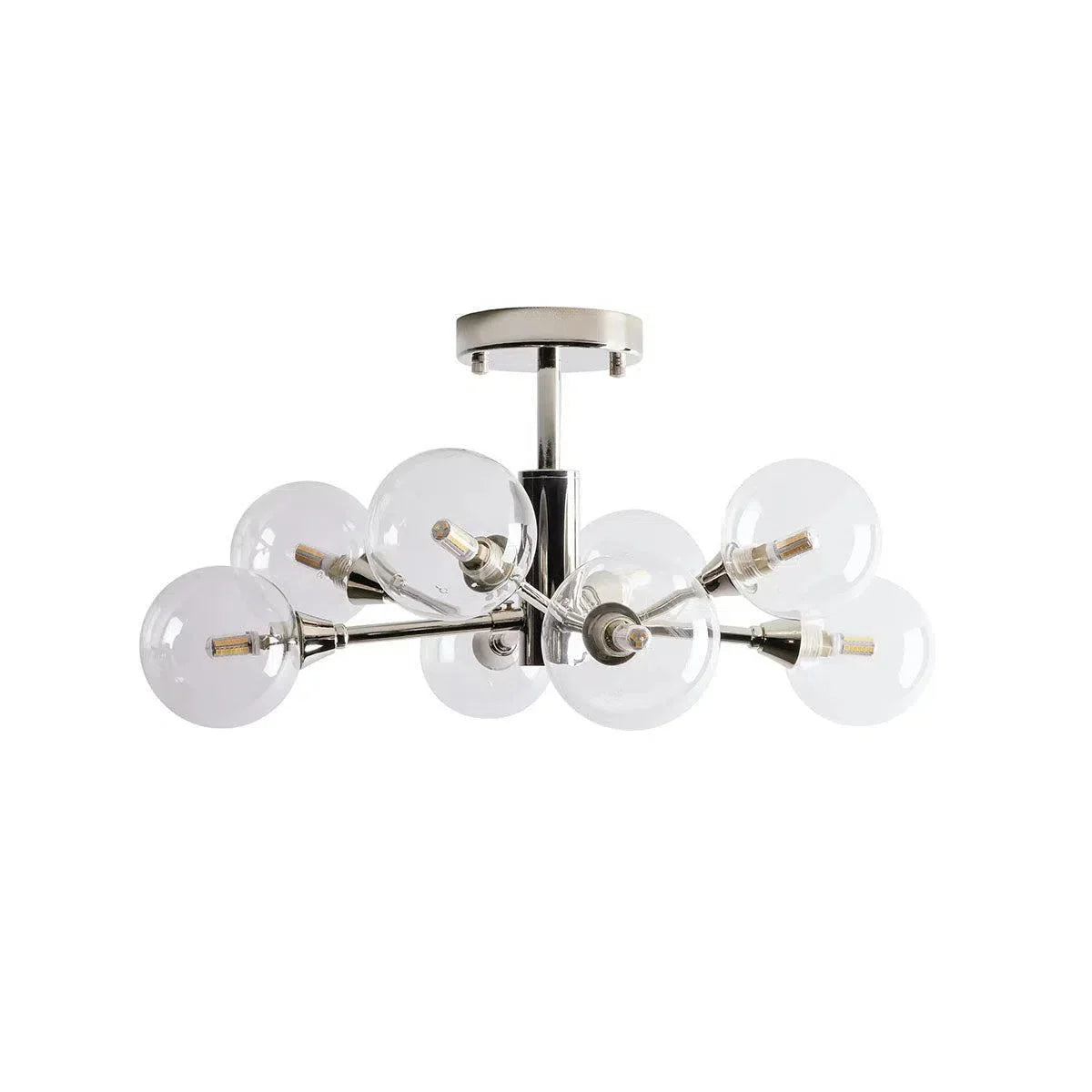Apollo Modern Glass Ball Flushmount 20''36''47''