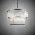 Sun Marcus 2-Tier Round Chandelier 48"
