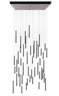 Bellini Square Tubular Pendant Light Chandelier