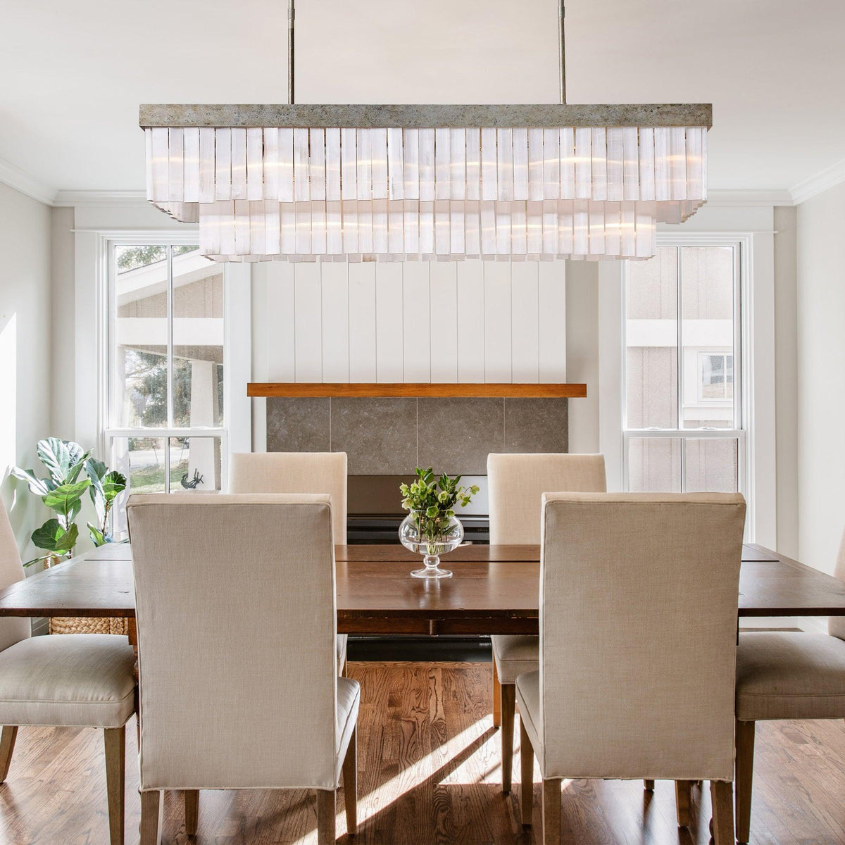 Selenora Rectangular Chandelier 49''59''