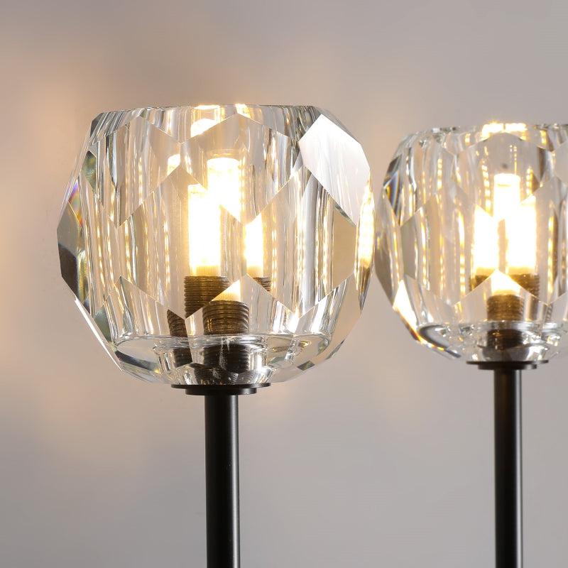 Bille De Crystal Ball Grand Double Wall Sconce