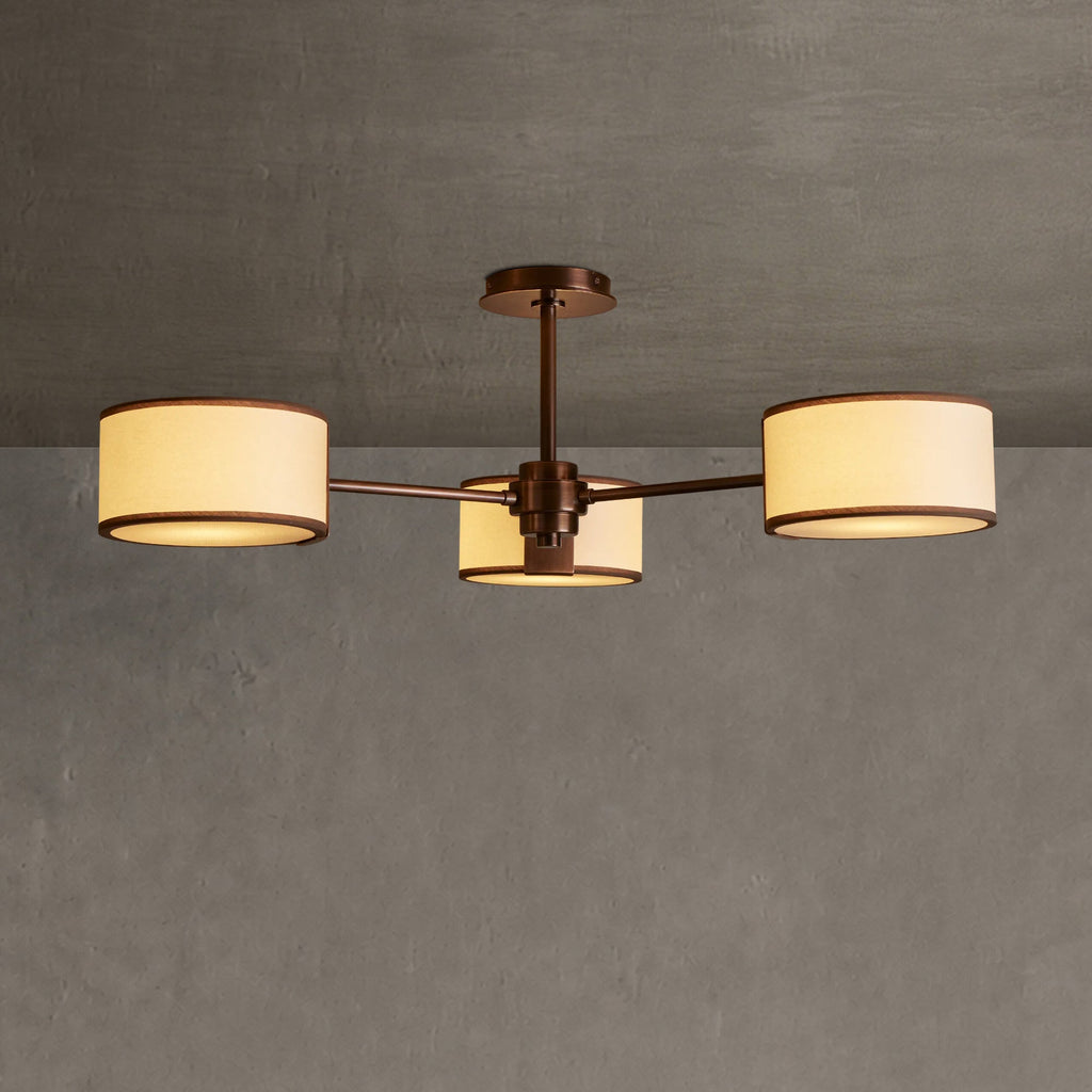 Fervay Fabric Flush Mount