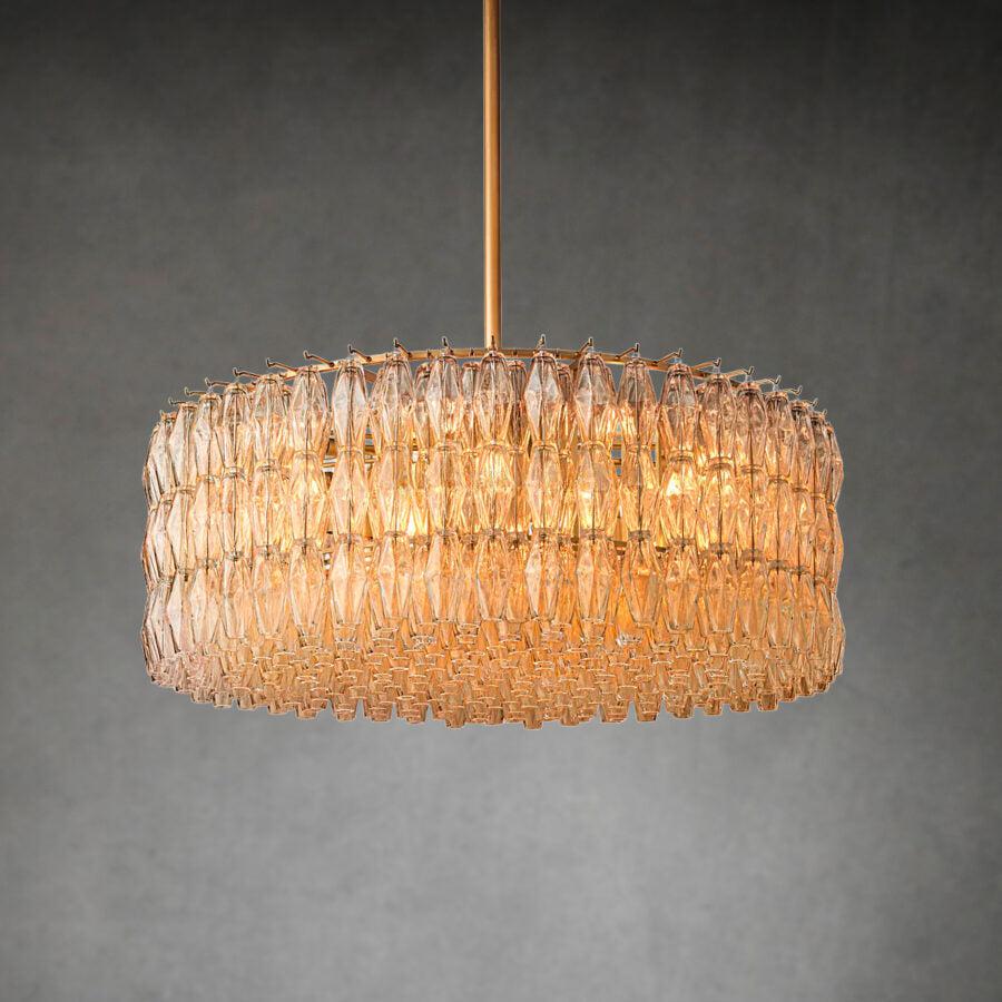 Chiaravalle Clear Glass Round Chandelier 37"47''62''