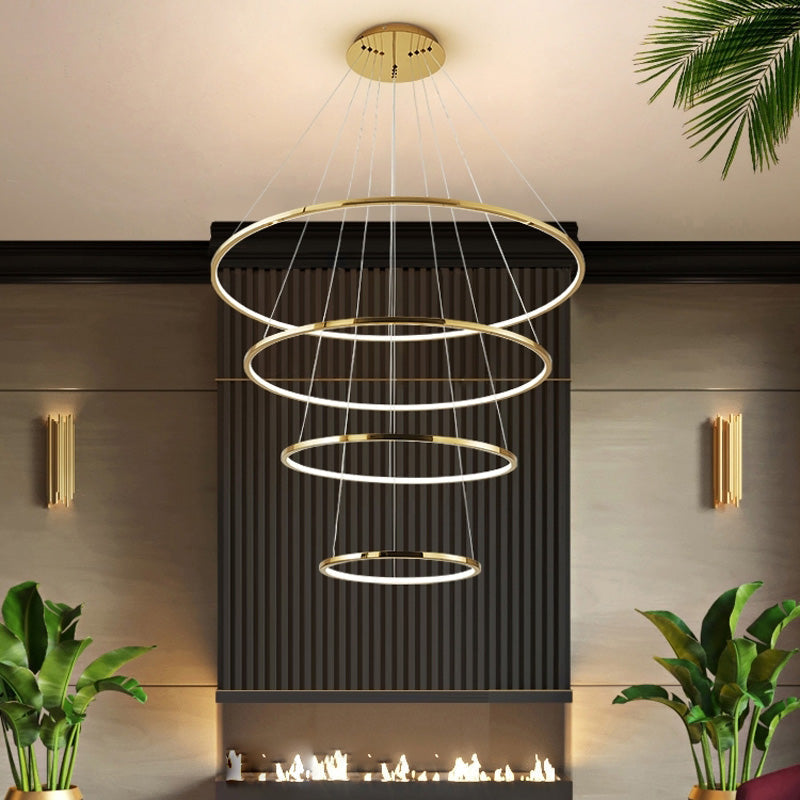 Warm bronze-gold finish reference for the WM2160, helping coordinate the chandelier with brass hardware and warmer interior palettes.