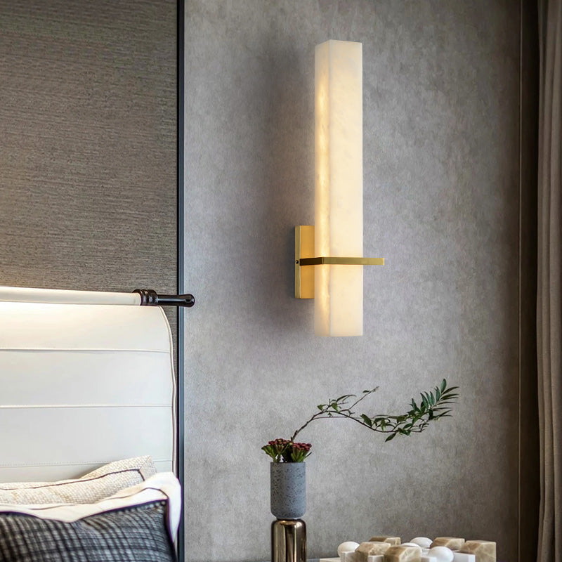 Serene Alabaster Linear Sconce