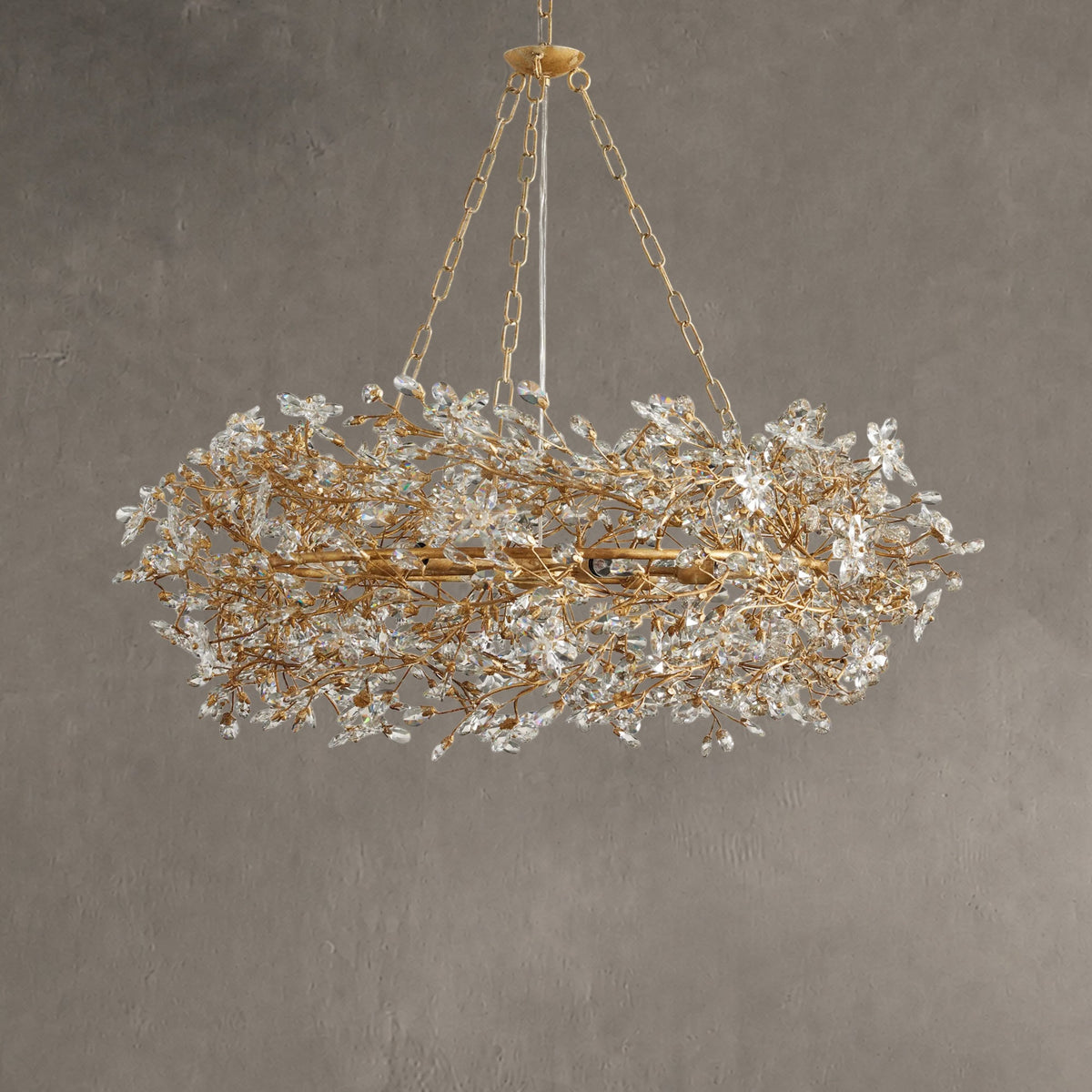 Roselle Crown Chandelier 39" 48" 60"