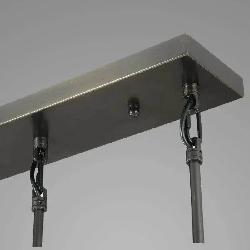 Raindrop Linear Chandelier 3-Light 22''