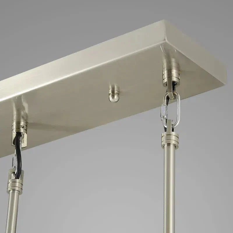 Raindrop Linear Chandelier 3-Light 22''
