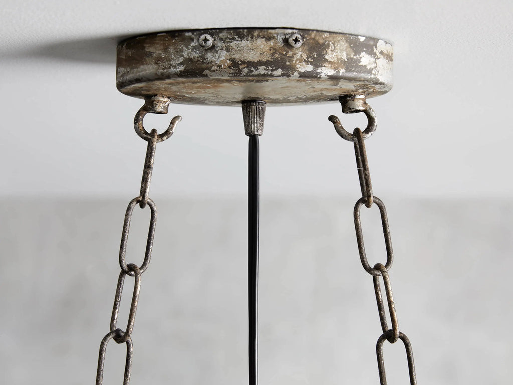 La Cage Rectangular Chandelier 7 Light