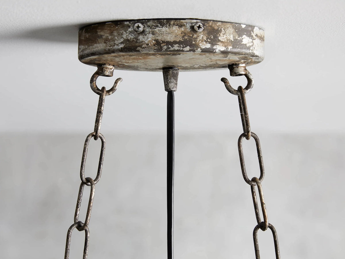 La Cage Rectangular Chandelier 7 Light