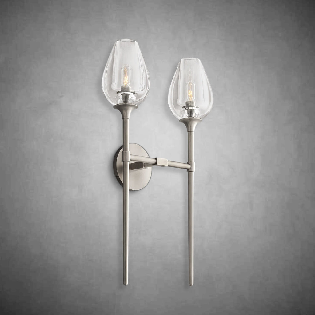 Tulipe Double Wall Lamp 24”H