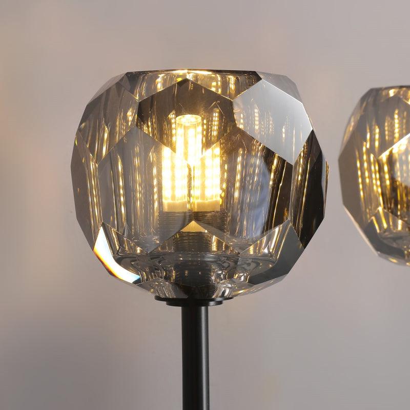 Bille De Crystal Ball Grand Double Wall Sconce