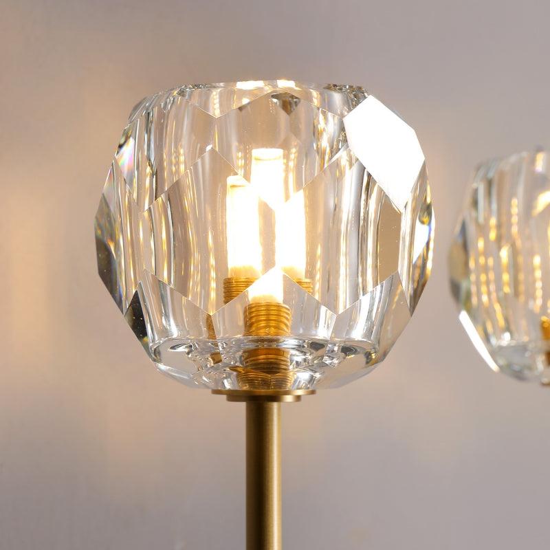Bille De Crystal Ball Grand Double Wall Sconce