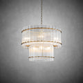 Sun Marcus 2-Tier Round Chandelier 37"