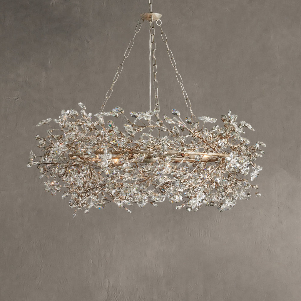 Roselle Crown Chandelier 39" 48" 60"