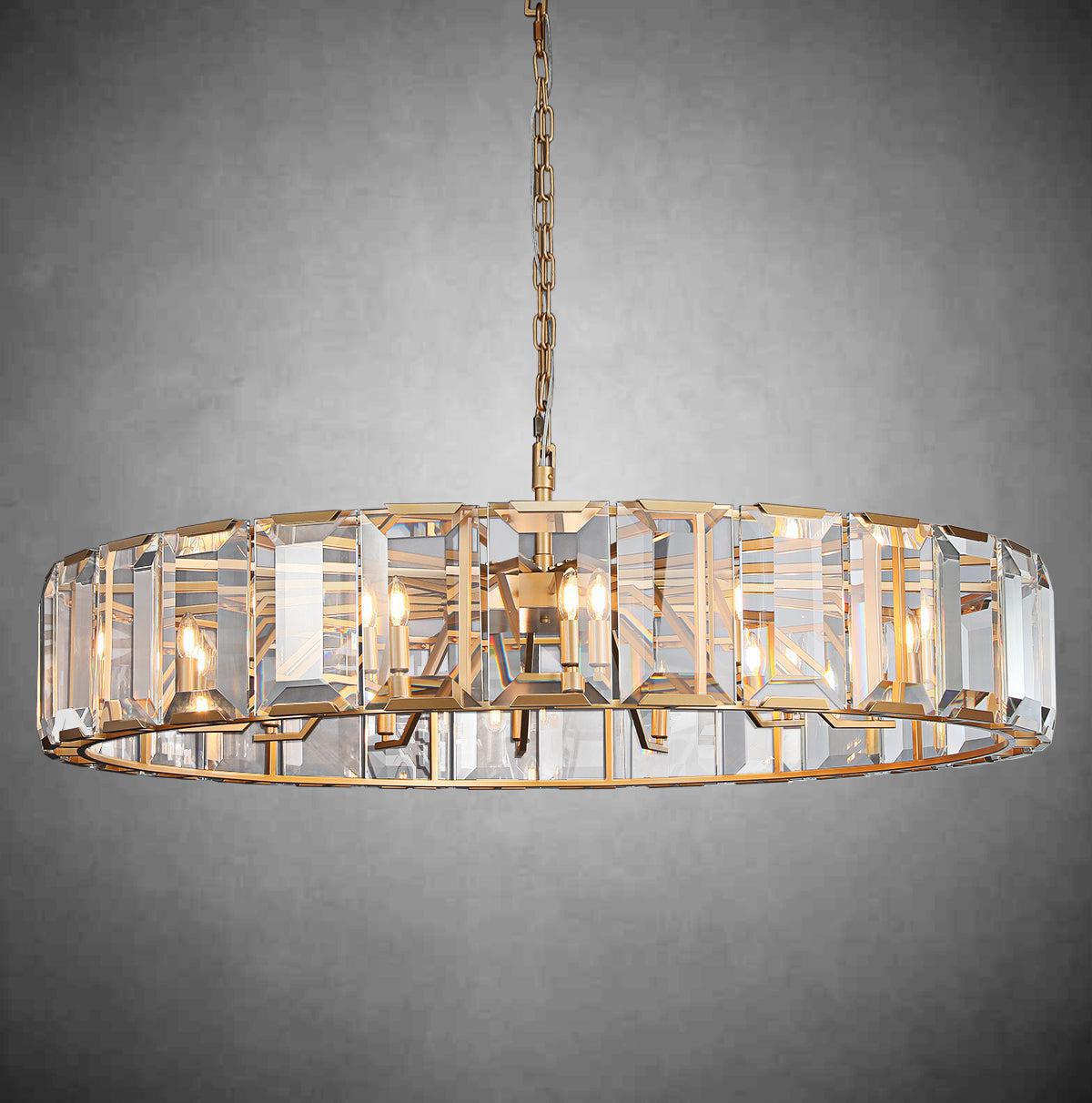 Harlew Crystal Round Chandelier 19''31''43''60''