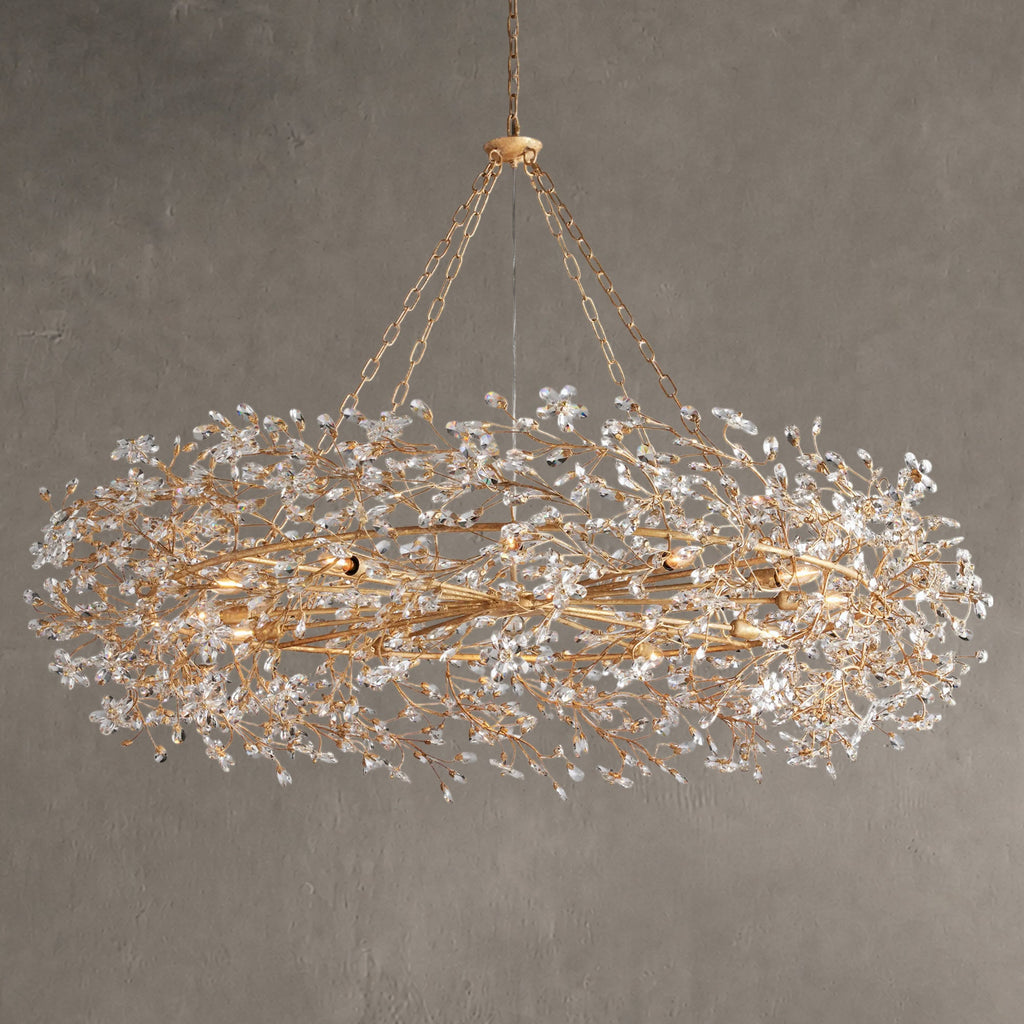 Roselle Crown Chandelier 39" 48" 60"