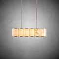 Harlew Calcite Rectangular Chandelier 42"54''62''74''