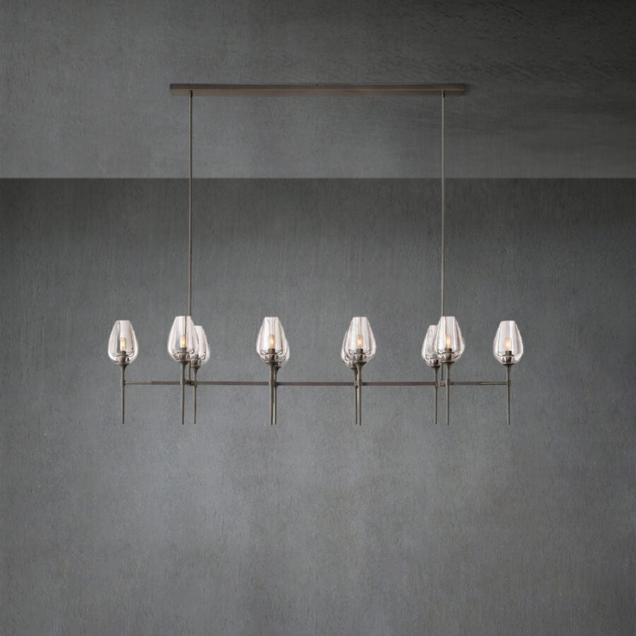 Tulipe Linear Chandelier 52''65''